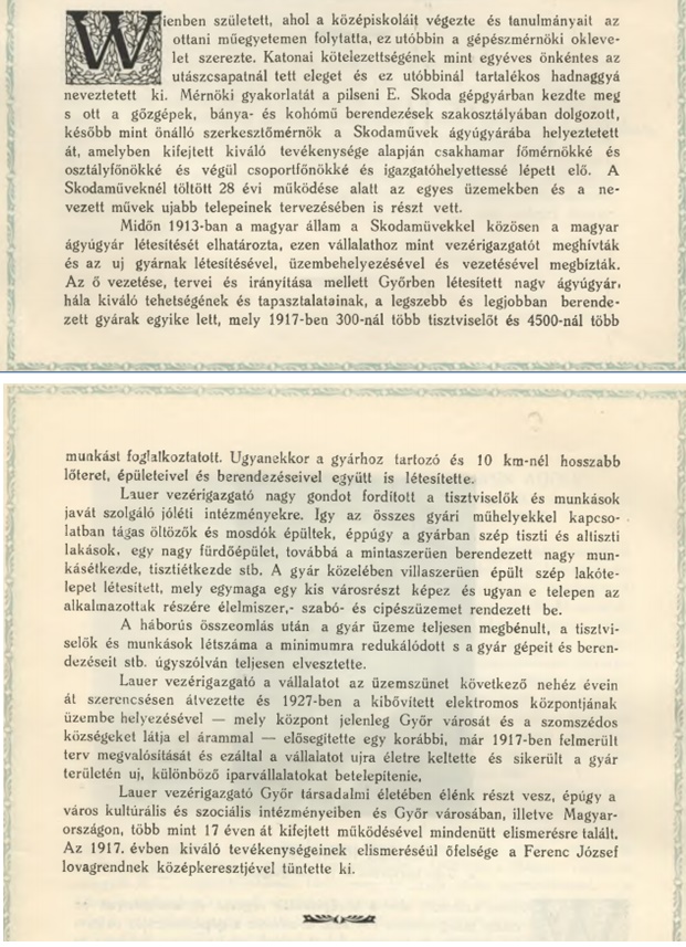 Győr szab. kir. városi és Győr-Moson-Pozsony k.e.e. megyei Fejek. Győr, 1931. 